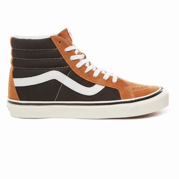 Férfi Vans Anaheim Factory Sk8-Hi 38 Dx Magasszárú Cipő VA6421308 Barna/Fekete